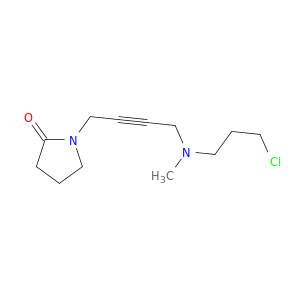 2-Pyrrolidinone, 1-[4-[(3-chloropropyl)methylamino]-2-butynyl]-