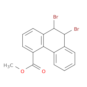 4-Phenanthrenecarboxylicacid, 9,10-dibromo-9,10-dihydro-, methyl ester