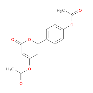 2H-Pyran-2-one, 4-(acetyloxy)-6-[4-(acetyloxy)phenyl]-5,6-dihydro-