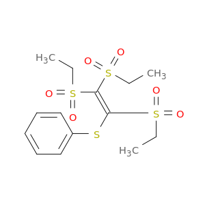 Benzene, [[tris(ethylsulfonyl)ethenyl]thio]-