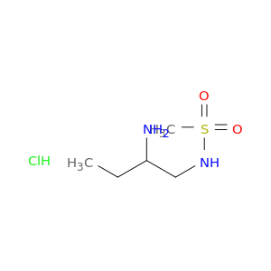 甲磺酰胺,N-(2-氨基丁基)-,盐酸盐(1：1)