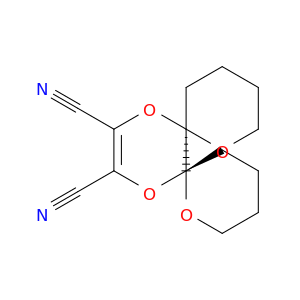 1,8,13,16-Tetraoxadispiro[5.0.5.4]hexadec-14-ene-14,15-dicarbonitrile, (6R,7R)-