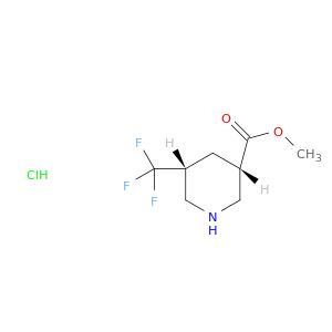 Rac-methyl (3R,5S)-5-(trifluoromethyl)piperidine-3-carboxylate hydrochloride