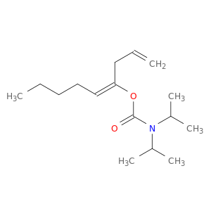 Carbamic acid, bis(1-methylethyl)-, (1E)-1-(2-propenyl)-1-hexenyl ester