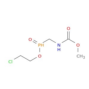 Carbamic acid, (chloroethoxyphosphinyl)methyl-, methyl ester