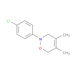 2H-1,2-Oxazine, 2-(4-chlorophenyl)-3,6-dihydro-4,5-dimethyl-