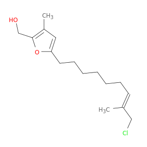 2-Furanmethanol, 5-[(7E)-9-chloro-8-methyl-7-nonenyl]-3-methyl-