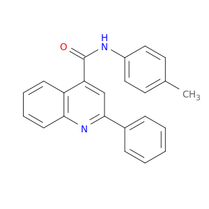 4-Quinolinecarboxamide, N-(4-methylphenyl)-2-phenyl-