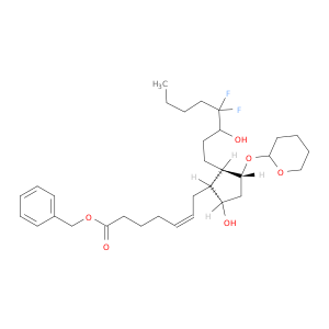(Z)-7-[(1R,2R,3R,5S)-2-(4,4-二氟-3-羟辛基)-5-羟基-3-[(四氢-2H-吡喃-2-基)氧基]环戊基]-5-庚酸苄酯