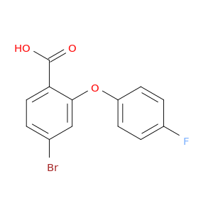 4-Bromo-2-(4-fluorophenoxy)benzoic Acid