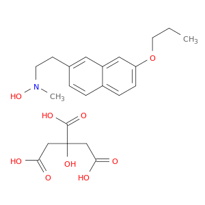 N-Hydroxy-N-methyl-7-propoxy-2-naphthalenethanamine citrate