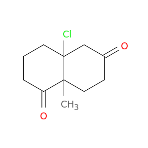 1,6(2H,5H)-Naphthalenedione, 4a-chlorohexahydro-8a-methyl-