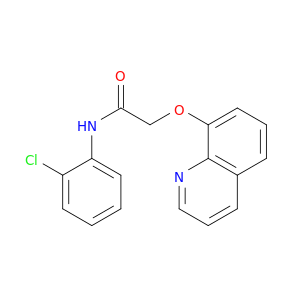 Acetamide, N-(2-chlorophenyl)-2-(8-quinolinyloxy)-