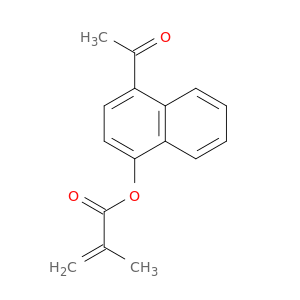 2-Propenoic acid, 2-methyl-, 4-acetyl-1-naphthalenyl ester