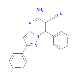 Pyrazolo[1,5-a]pyrimidine-6-carbonitrile, 5-amino-2,7-diphenyl-