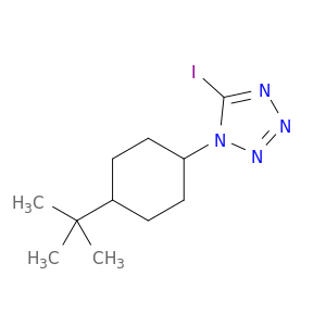 1H-Tetrazole, 1-[4-(1,1-dimethylethyl)cyclohexyl]-5-iodo-