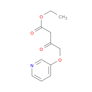 Butanoic acid, 3-oxo-4-(3-pyridinyloxy)-, ethyl ester