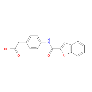 2-[4-(1-Benzofuran-2-amido)phenyl]acetic Acid