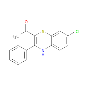 Ethanone, 1-(7-chloro-3-phenyl-4H-1,4-benzothiazin-2-yl)-