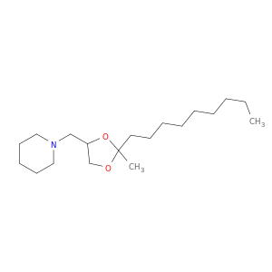 Piperidine, 1-[(2-methyl-2-nonyl-1,3-dioxolan-4-yl)methyl]-