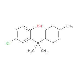 Phenol, 4-chloro-2-[1-methyl-1-(4-methyl-3-cyclohexen-1-yl)ethyl]-