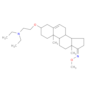 N,N-DIETHYL-2-[[(17Z)-17-METHOXYIMINO-10,13-DIMETHYL-1,2,3,4,7,8,9,11,12,14,15,16-DODECAHYDROCYCLOPENTA[A]PHENANTHREN-3-YL]OXY]ETHANAMINE