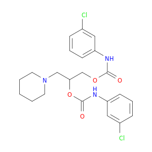 3-(piperidin-1-yl)propane-1,2-diyl bis[(3-chlorophenyl)carbamate]