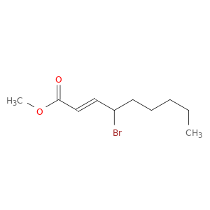 2-Nonenoic acid, 4-bromo-, methyl ester, (E)-