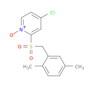 Pyridine, 4-chloro-2-[[(2,5-dimethylphenyl)methyl]sulfonyl]-, 1-oxide