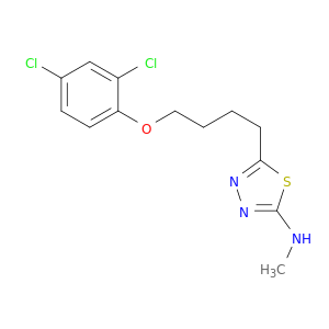 1,3,4-Thiadiazol-2-amine, 5-[4-(2,4-dichlorophenoxy)butyl]-N-methyl-