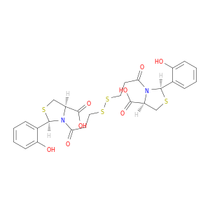 (2r,4r,2'r,4'r)-3,3'-[disulfanediylbis(1-oxopropane-3,1-diyl)]bis[2-(2-hydroxyphenyl)-1,3-thiazolidine-4-carboxylic acid]