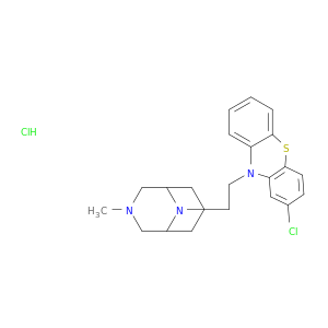 10H-Phenothiazine,2-chloro-10-[2-(3-methyl-3,9-diazabicyclo[3.3.1]non-9-yl)ethyl]-, hydrochloride(1:1)