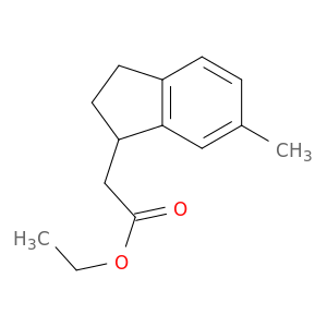 1H-Indene-1-acetic acid, 2,3-dihydro-6-methyl-, ethyl ester
