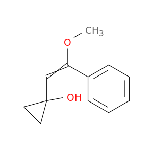 Cyclopropanol, 1-(2-methoxy-2-phenylethenyl)-