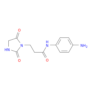 N-(4-Aminophenyl)-3-(2,5-dioxoimidazolidin-1-yl)propanamide