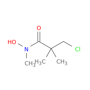 Propanamide, 3-chloro-N-hydroxy-N,2,2-trimethyl-