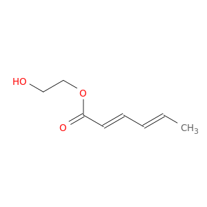 2,4-Hexadienoic acid, 2-hydroxyethyl ester, (E,E)-