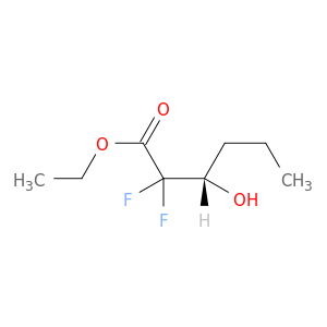 Hexanoic acid, 2,2-difluoro-3-hydroxy-, ethyl ester, (S)-