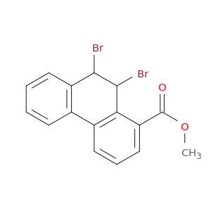 1-Phenanthrenecarboxylicacid, 9,10-dibromo-9,10-dihydro-, methyl ester