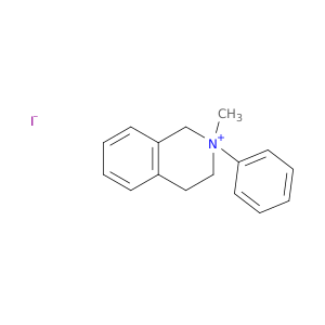 Isoquinolinium, 1,2,3,4-tetrahydro-2-methyl-2-phenyl-, iodide