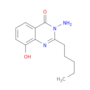 4(3H)-Quinazolinone,  3-amino-8-hydroxy-2-pentyl-