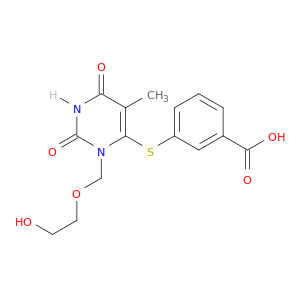 3-[3-(2-hydroxyethoxymethyl)-5-methyl-2,6-dioxo-pyrimidin-4-yl]sulfanylbenzoic acid