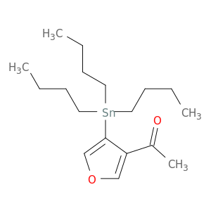 Ethanone, 1-[4-(tributylstannyl)-3-furanyl]-