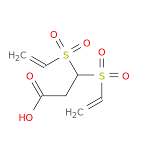 Propanoic acid, 3,3-bis(ethenylsulfonyl)-