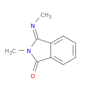 1H-Isoindol-1-one, 2,3-dihydro-2-methyl-3-(methylimino)-, (E)-