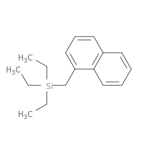 Silane, triethyl(1-naphthalenylmethyl)-