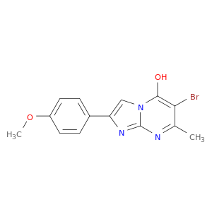 Imidazo[1,2-a]pyrimidin-5-ol, 6-bromo-2-(4-methoxyphenyl)-7-methyl-