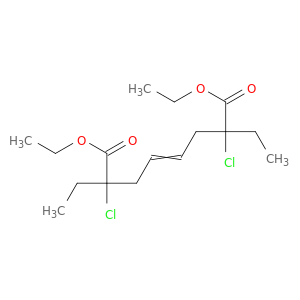 4-Octenedioic acid, 2,7-dichloro-2,7-diethyl-, diethyl ester