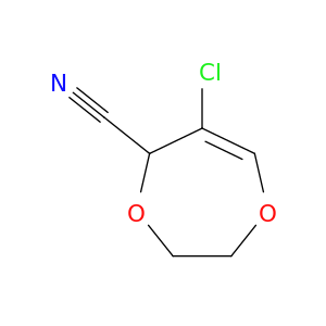 5H-1,4-Dioxepin-5-carbonitrile, 6-chloro-2,3-dihydro-
