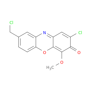 3H-Phenoxazin-3-one, 2-chloro-8-(chloromethyl)-4-methoxy-